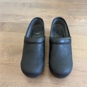 Dansko Black Clogs